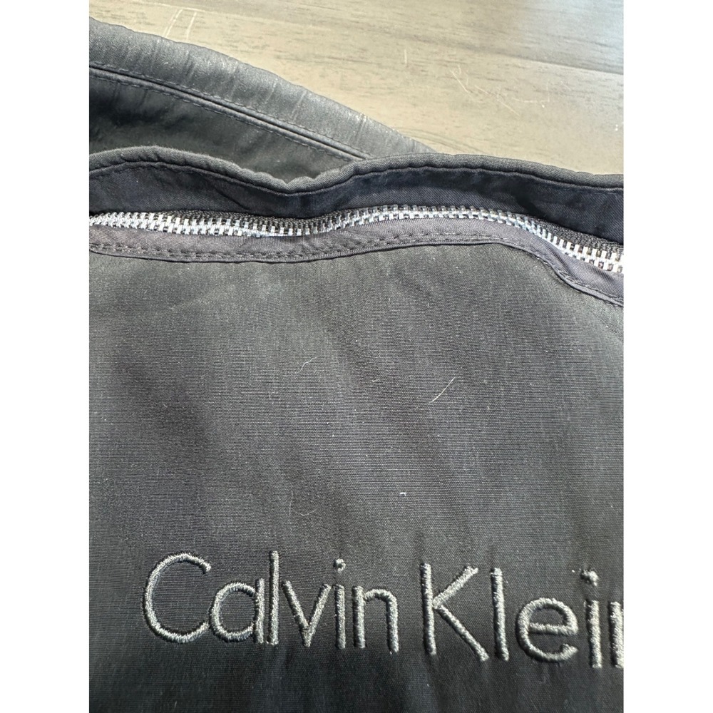 Calvin Klein Mens Car Coat Charcoal‎ Gray Removable Liner Trench Jacket Size XL - Picture 12 of 16
